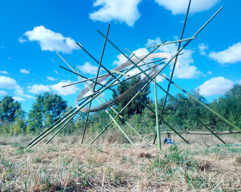 Nicolas Fouilloud Rhizaum artist bamboo sentiers des arts royan 2